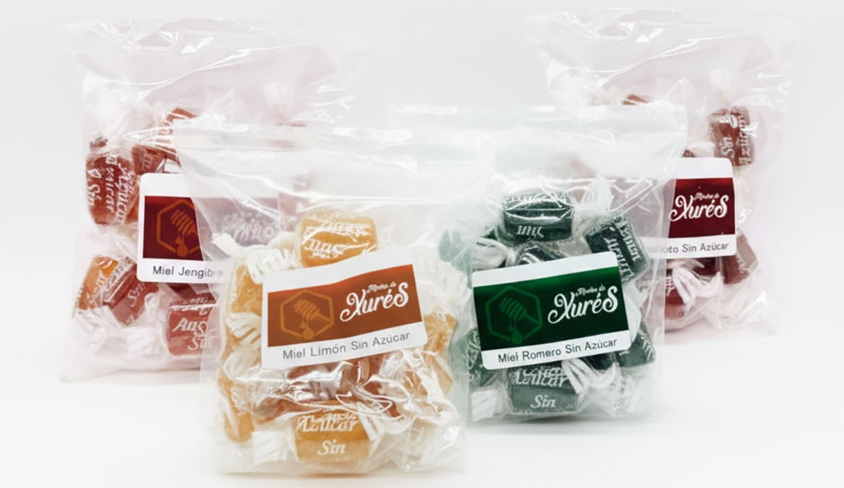 Llegan los caramelos de miel ecológica de los Montes do Xurés